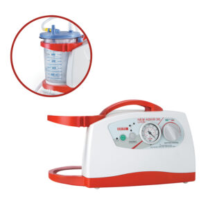 CA-MI NEW ASKIR 36BR Li-Ion Rechargeable Portable Suction Unit with 1 Litre Disposable Liner - (Single)