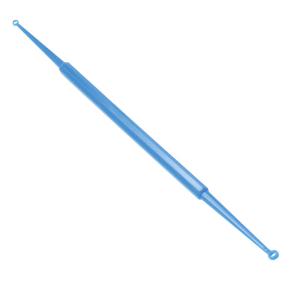 Pro-ENT Ear Curette - Blue - D/E Ring - (Pack 25)