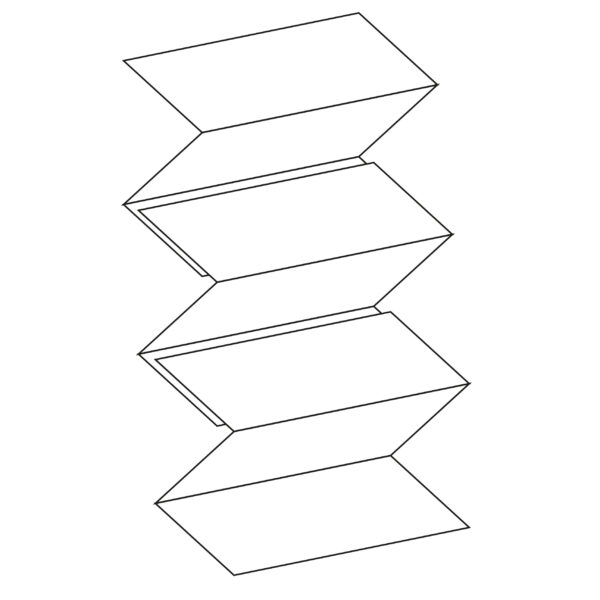 PLUS Z-Fold (Multi-Fold) Hand Towel - 2-Ply - White - 15 x 166 Sheets - (Pack 2490) - Image 2